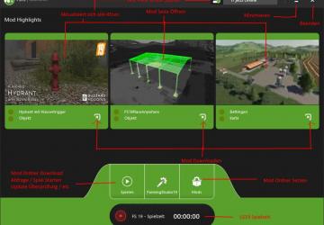 Farming Launcher 19 version 06.11.19 for Farming Simulator 2019 (v1.5.х)