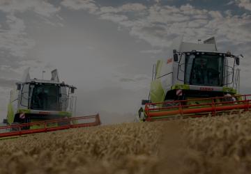 Menu Background - Claas Combines by CrowerCZ v1.0.0.0 for Farming Simulator 2019 (v1.4х)