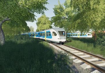 Motor Train (prefab) version 1.0 for Farming Simulator 2019 (v1.6.0.0)