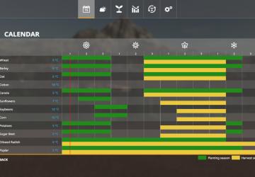 Seasons GEO: Denmark version 1.1.0.0 for Farming Simulator 2019 (v1.4х)