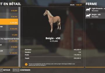 Animal Species Script version 1.1 for Farming Simulator 2019 (v1.2.0.1)