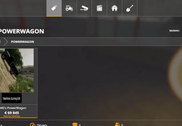 1940s Power Wagon version 1.0.0.0 for Farming Simulator 2019 (v1.4)