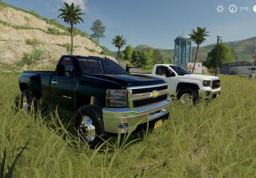 2010 Chevy 3500 Long Bed DRW With Plow Mount v1.0 for Farming Simulator 2019