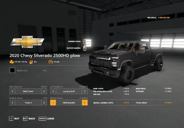 2020 Chevy Plow Truck version 1.0.0.0 for Farming Simulator 2019 (v1.4х)