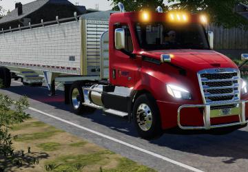 2021 Freightliner Cascadia 116 Day Cab version 1.0 for Farming Simulator 2019 (v1.6.0.0)