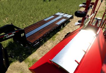 22Ft Gooseneck Baling Trailer version 1.1.0.0 for Farming Simulator 2019 (v1.7.x)