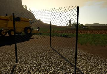 2 Metre Chain Link Fence version 1.0.0.0 for Farming Simulator 2019