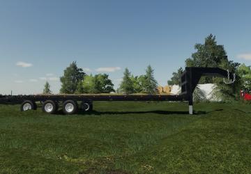 30FT Triaxle Gooseneck version 1.0.0.0 for Farming Simulator 2019 (v1.3.х)