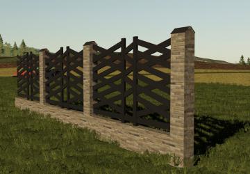 A Pack Of Modern Metal Fences version 1.0.0.0 for Farming Simulator 2019