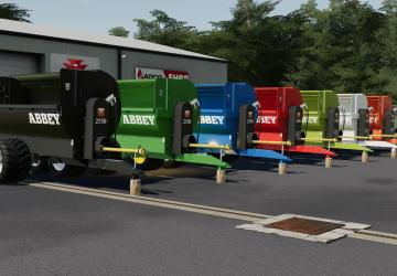 Abbey 2550 Manure Spreader version 1.0.0.0 for Farming Simulator 2019 (v1.5.x)