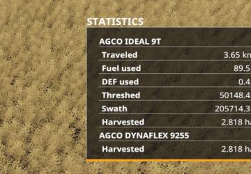 Advanced Stats version 2.2.0.0 for Farming Simulator 2019