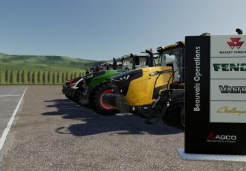 AGCO Dealer Sign version 1.1.1.0 for Farming Simulator 2019