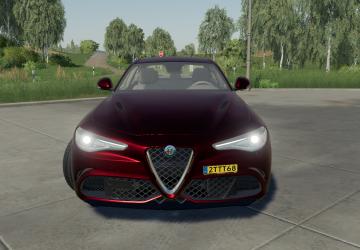 Alfa Romeo Giulia version 1.0.0.0 for Farming Simulator 2019 (v1.6.x)
