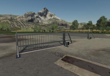 ALUMINUM SLIDING GATE version 1.0 for Farming Simulator 2019 (v1.3.0.1)
