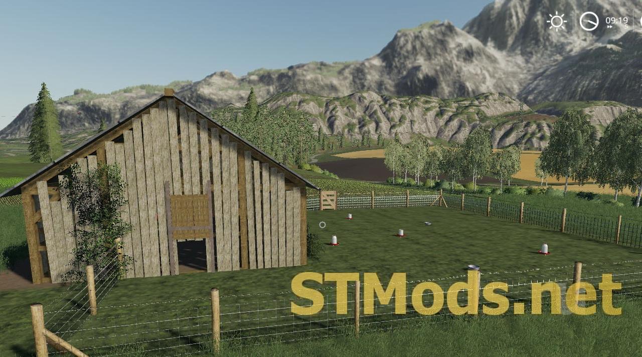 Download American chicken coop version 1.1 for Farming Simulator 2019