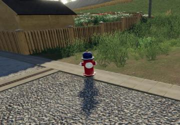 American Fire Hydrant version 1.0.0.0 for Farming Simulator 2019