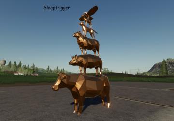 Animal-Statue version 1.1.0.0 for Farming Simulator 2019