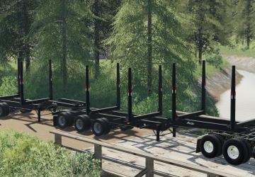 Arctic Log Trailers (Superb&rsquo;s) version 2.0.0.0 for Farming Simulator 2019 (v1.4х)