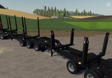Arctic Log Trailers (Superb&rsquo;s) version 2.0.0.0 for Farming Simulator 2019 (v1.4х)