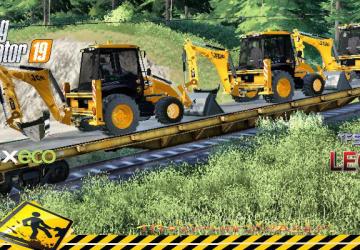 Backhoe Loader Jcb 3cx Eco version 1.0.3 for Farming Simulator 2019 (v1.5.1.0)