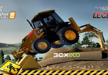 Backhoe Loader Jcb 3cx Eco version 1.0.3 for Farming Simulator 2019 (v1.5.1.0)