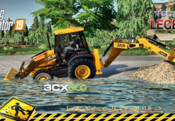 Backhoe Loader Jcb 3cx Eco version 1.0.3 for Farming Simulator 2019 (v1.5.1.0)