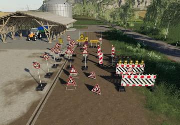 BARRIER PACK PLACEABLE version 3.0.0.0 for Farming Simulator 2019 (v1.4)