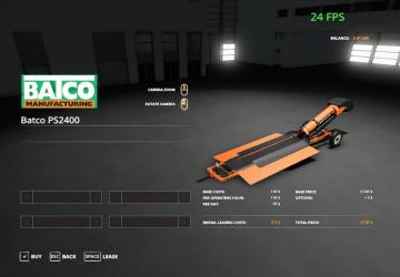 Batco Augers version 1.0.0.0 for Farming Simulator 2019 (v1.4х)