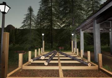 Baumstammlager version 1.0.0.0 for Farming Simulator 2019 (v1.5.х)