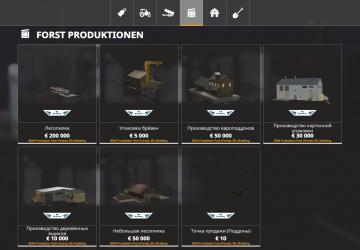 BDM Production Pack (Forest) with Localization v1.3 for Farming Simulator 2019 (v1.7.1.0)