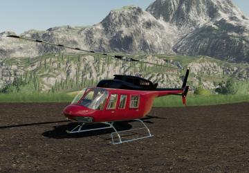 Bell 206L version 1.0.0.0 for Farming Simulator 2019 (v1.7.x)