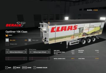 Benalu Tipper Claas version 1.0.0.0 for Farming Simulator 2019 (v1.4х)