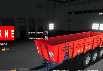 Benne Corne 24t version 1.0.0.0 for Farming Simulator 2019 (v1.5.х)