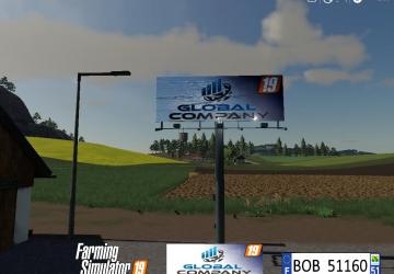 Billboard Global Company by BOB51160 version 1.0.0.0 for Farming Simulator 2019