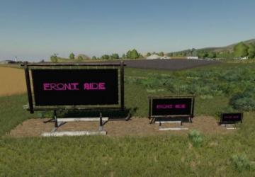 Billboard Sign (Prefab) version 1.0.0.0 for Farming Simulator 2019