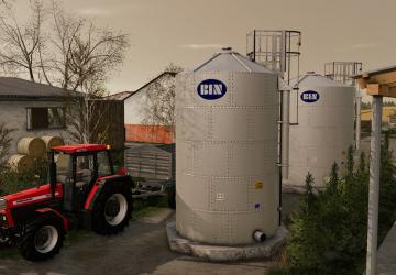 BIN Grain Silos Extension version 1.0.0.0 for Farming Simulator 2019 (v1.5.х)