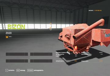 Bizon Z020 version 1.0 for Farming Simulator 2019 (v1.5.1.0)