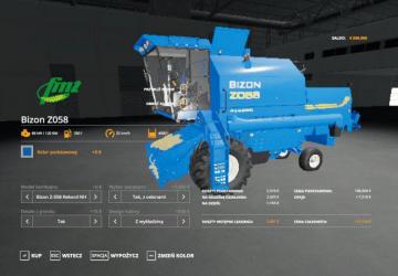 Bizon Z051-8 Record NH WIP version 0.9 for Farming Simulator 2019 (v1.5.1.0)