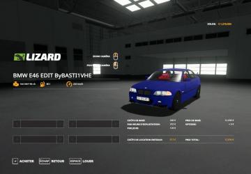 BMW E46 Edit version 1.0.0.0 for Farming Simulator 2019