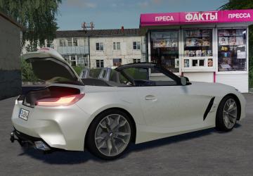 BMW Z4 M40i Roadster version 1.0 for Farming Simulator 2019 (v1.7.x)