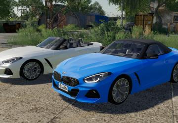 BMW Z4 M40i Roadster version 1.0 for Farming Simulator 2019 (v1.7.x)