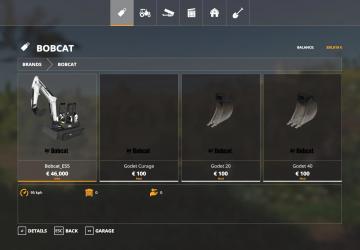 BOBCAT E55 version 1.1 for Farming Simulator 2019