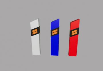 Bollards (Prefab*) version 1.0.0.0 for Farming Simulator 2019 (v1.7.x)
