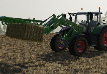 Bressel And Lade Square Bale Tongs version 1.0.0.0 for Farming Simulator 2019 (v1.7.x)