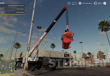 Log Grabber for Crane version 1.0.0 for Farming Simulator 2019 (v1.7.x)