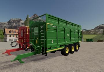 Broughan 22F Silage Trailer version 1.0.0.0 for Farming Simulator 2019 (v1.4.x)