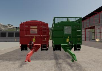 Broughan 22F Silage Trailer version 1.0.0.0 for Farming Simulator 2019 (v1.4.x)