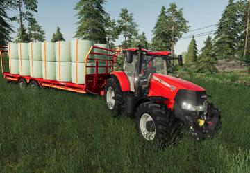 Broughan 28 Foot Bale Trailer Autoload version 1.0.0.0 for Farming Simulator 2019 (v1.6.0.0)