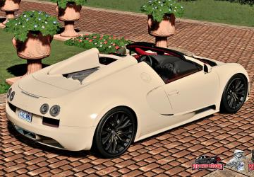 Bugatti Veyron Grand Sport Vitesse 2012 version 1.0.0.0 for Farming Simulator 2019 (v1.7.x)
