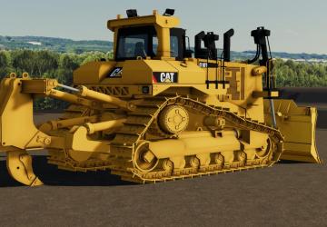 Bulldozer Caterpillar D10T version 2.1 for Farming Simulator 2019 (v1.5.x)